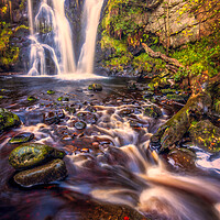 Buy canvas prints of Posforth Gill Waterfall - Valley of Desolation by Tim Hill