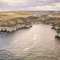 Buy canvas prints of North Landing to Flamborough Head by Tim Hill