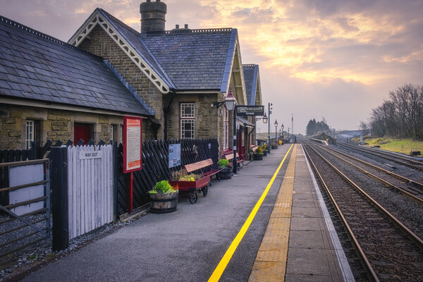 Ribblehead Station Picture Board by Tim Hill