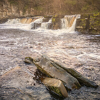 Buy canvas prints of Richmond Falls North Yorkshire by Tim Hill