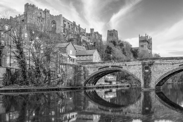 Durham Castle from Framwellgate Bridge Picture Board by Tim Hill