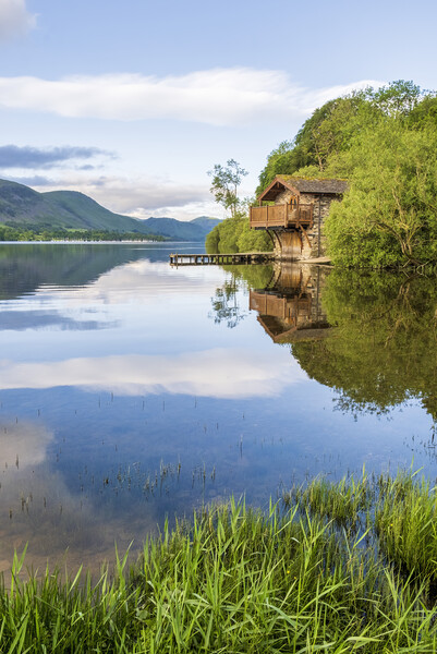 Duke of Portland Boathouse Ullswater Picture Board by Tim Hill