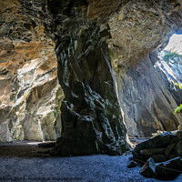 Buy canvas prints of Cathedral Cave by Peter Bardsley