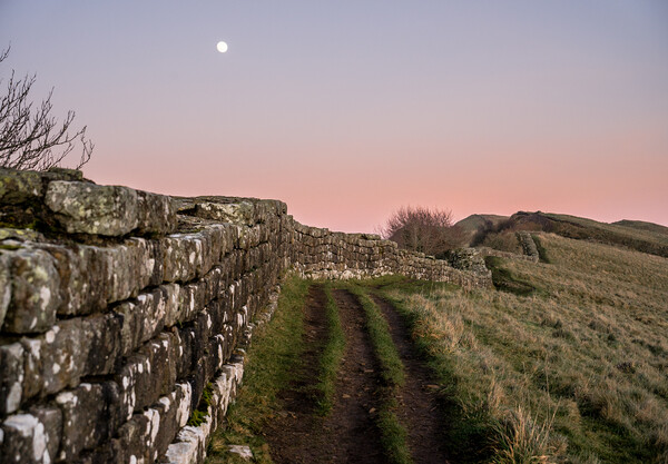 Hadrians Wall Picture Board by Peter Bardsley