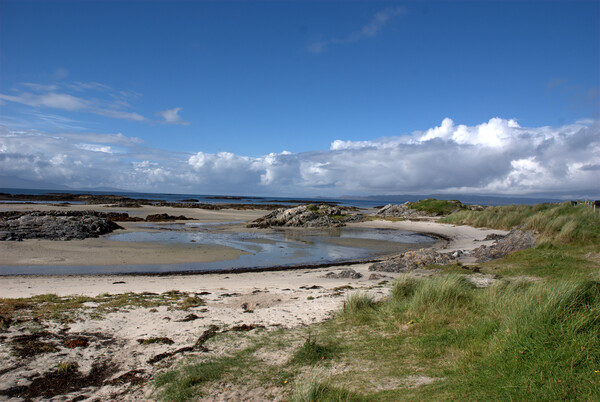 Arisaig Beach Picture Board by Peter Bardsley