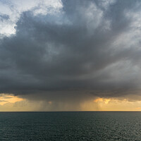 Buy canvas prints of Approaching rain cloud by Peter Bardsley