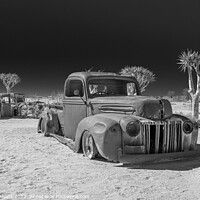 Buy canvas prints of Abandoned car in Namibia by Gunter Nuyts