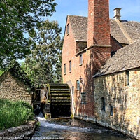 Buy canvas prints of Lower slaughter Mill by Martin fenton