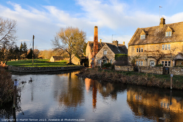 The river eye Lower Slaughter Picture Board by Martin fenton