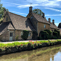 Buy canvas prints of Lower slaughter river eye by Martin fenton