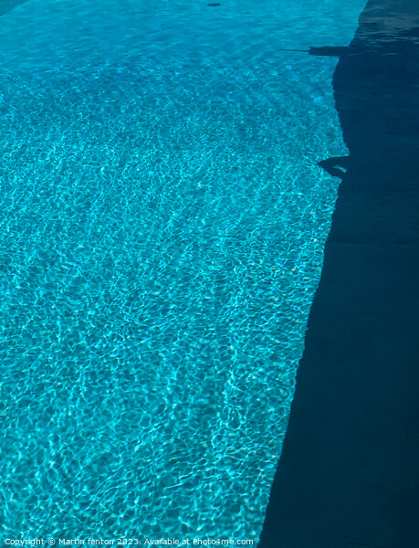 Blue infinity pool Picture Board by Martin fenton