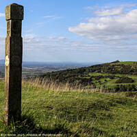 Buy canvas prints of Cotswolds way marker by Martin fenton