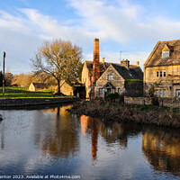 Buy canvas prints of Lower Slaughter Old Mill by Martin fenton