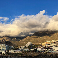 Buy canvas prints of Tenerife rolling clouds by Martin fenton