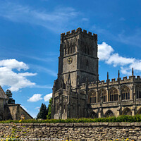 Buy canvas prints of St Peter and St Paul church in Northleach by Martin fenton