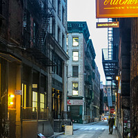 Buy canvas prints of Easy street New York city by Martin fenton