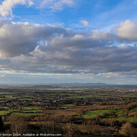Buy canvas prints of Clouds over the Vale of Evesham by Martin fenton