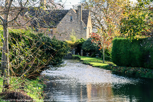 Bourton on the water river Picture Board by Martin fenton