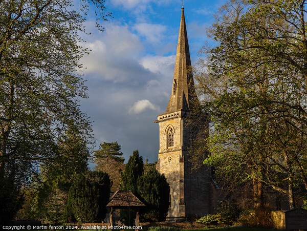The church of St Mary Lower Slaughter Picture Board by Martin fenton