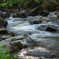 Buy canvas prints of Wild river Doubrava in Czech Republic, Europe. by Lubos Chlubny