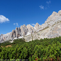 Buy canvas prints of Panoramic view of the famous peaks of the Dolomites, Belluno Pro by Lubos Chlubny