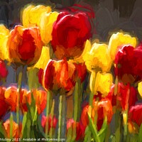 Buy canvas prints of Beautiful spring flowers by Lubos Chlubny