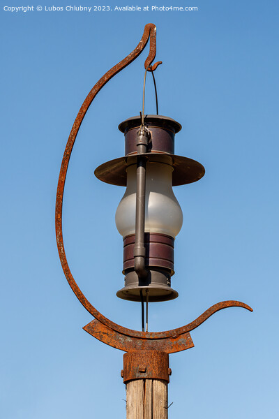 Outdoor lighting in the shape of a kerosene lamp Picture Board by Lubos Chlubny
