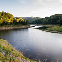 Buy canvas prints of A body of water surrounded by trees in the Czech R by Irena Chlubna