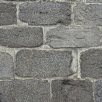 Buy canvas prints of Detail of a stone wall with different size of rocks. by Irena Chlubna
