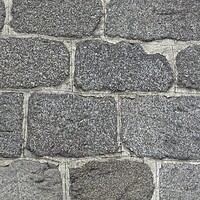 Buy canvas prints of Detail of a stone wall with different size of rocks. by Irena Chlubna