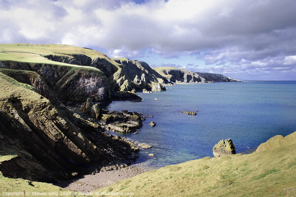Serenity of St Abbs Picture Board by Steven King