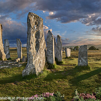 Buy canvas prints of The Mysterious Neolithic Callanish Standing Stones by Paul E Williams