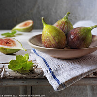Buy canvas prints of Juicy Autumn Figs by Paul E Williams