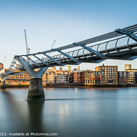 Buy canvas prints of London Modern Architecture Millennium Bridge by Gary Blackall