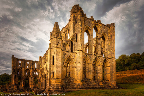 Rievaulx Abbey Picture Board by Gary Blackall