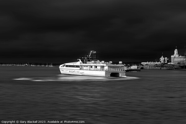 WhiteLink Ferry Portsmouth Picture Board by Gary Blackall