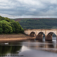 Buy canvas prints of Ashopton Viaduct, the Peak District by Jean Gilmour