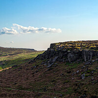 Buy canvas prints of Carl Wark and Higger Tor in the Peak District National Park by Jean Gilmour