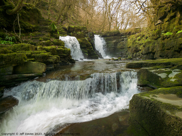 Ethereal Clydach Gorge: Nature's Symphony Picture Board by Jeff Davies