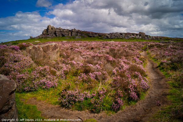 Owler Tor, Peak District, Derbyshire Dales Picture Board by Jeff Davies