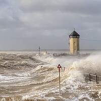 Buy canvas prints of Batemans tower Brightlingsea undercover the storm  by Tony lopez