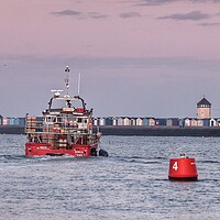 Buy canvas prints of And so to work from Brightlingsea  Harbour  by Tony lopez