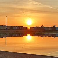 Buy canvas prints of Sunrise over the tidal pool in Brightlingsea  by Tony lopez