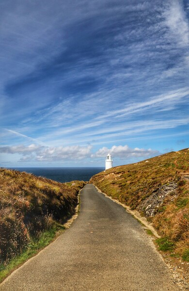 To the lighthouse at Trevose Head  Picture Board by Tony lopez