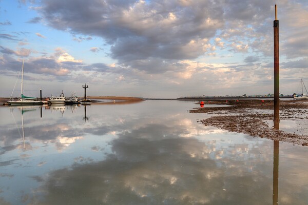 Morning Cloudscape over Brightlingsea Creek  Picture Board by Tony lopez