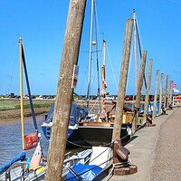 Buy canvas prints of Blakeney Quay in the afternoon sun  by Tony lopez