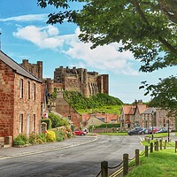 Buy canvas prints of Bamburgh Castle Northumberland  by Tony lopez