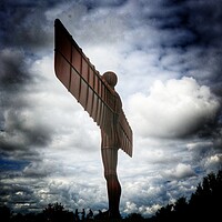 Buy canvas prints of Angel of the North  by Tony lopez