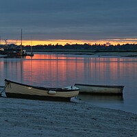 Buy canvas prints of Outdoor Brightlingsea Harbour in  the morning sunrise  by Tony lopez