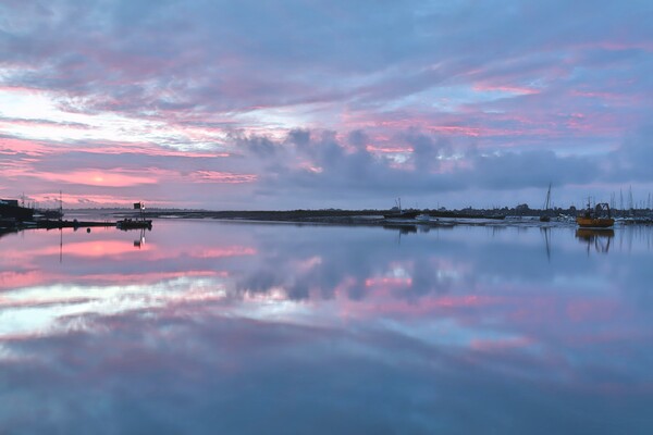 Pre sunrise cloudscape colours over Brightlingsea  Picture Board by Tony lopez